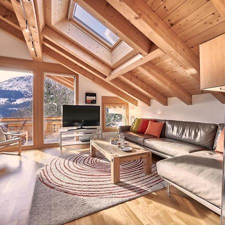 Chalet Bergfrieden Penthouse Wengen Exterior foto