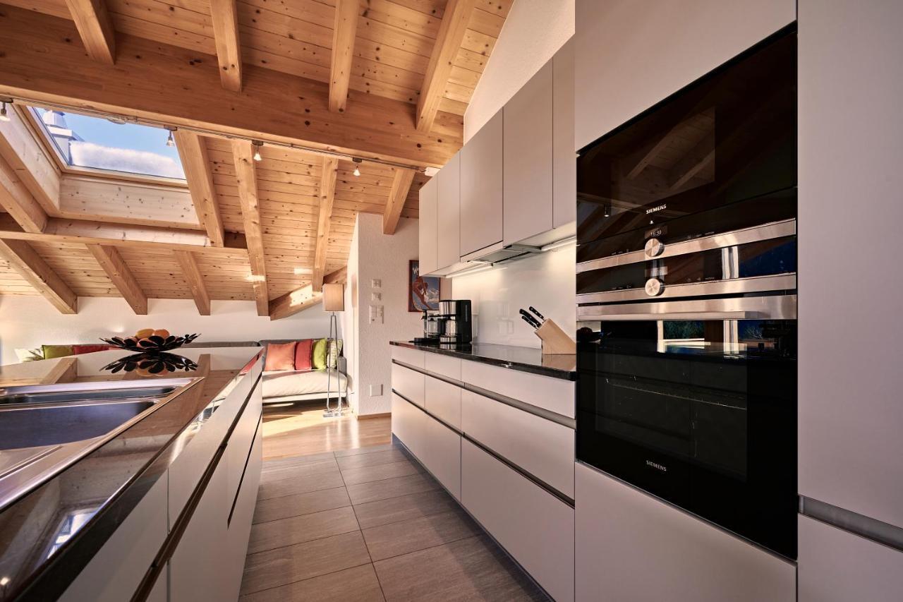 Chalet Bergfrieden Penthouse Wengen Exterior foto
