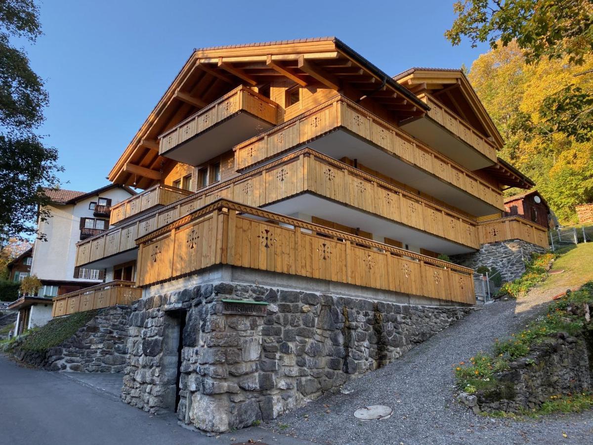 Chalet Bergfrieden Penthouse Wengen Exterior foto
