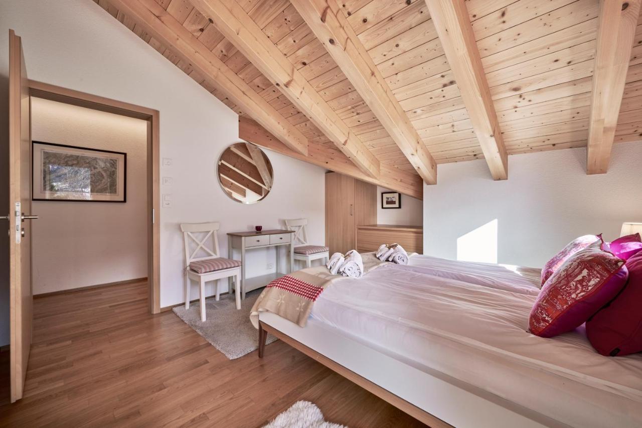 Chalet Bergfrieden Penthouse Wengen Exterior foto